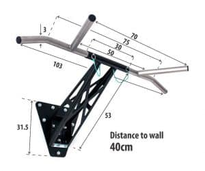 Pullup & Dip Mobile Pull-up Bar