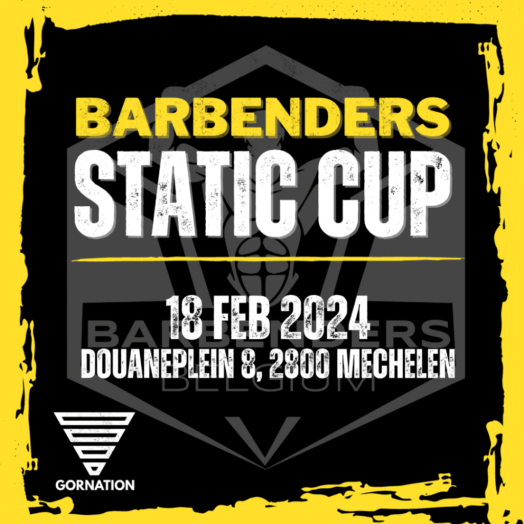 This is an Instagram post image by Barbenders about the static cup, which will be organised on the 18th of February 2024