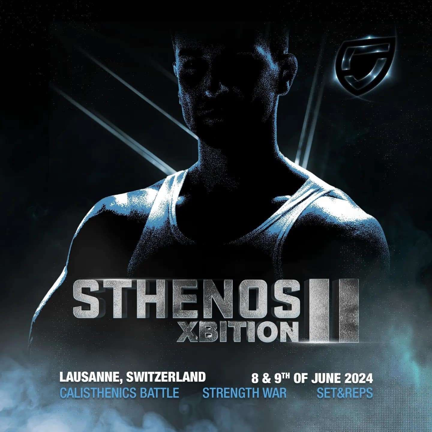 This is the poster for the Sthenos Xbition 2 in Lausanne, Zwitserland. 