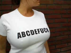 abcdefuck tshirt