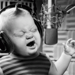 zingende baby
