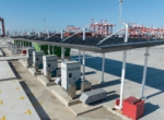 Driverless Container Trailer Charging Station