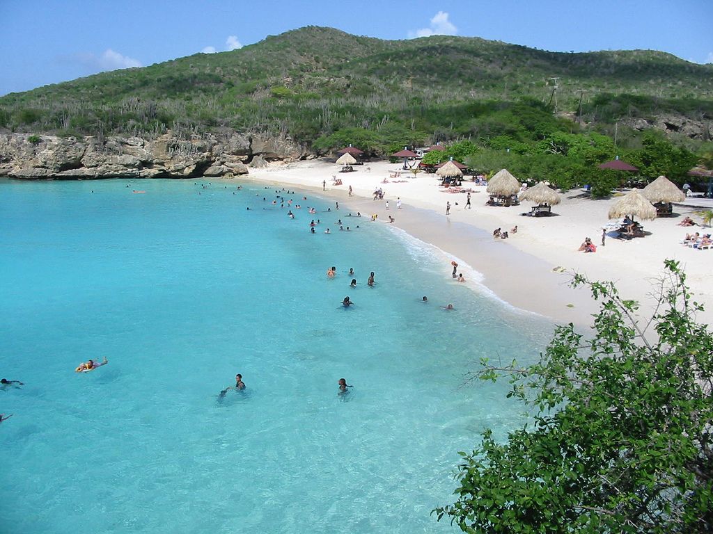 Strand Grote Knip Curacao