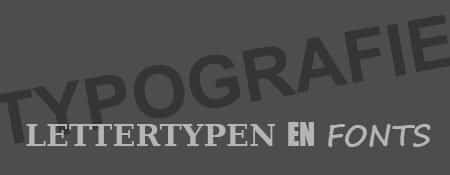 Typografie – Basic lettertypen & Generated fonts