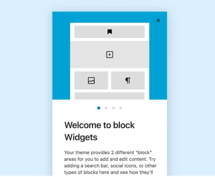block widgets