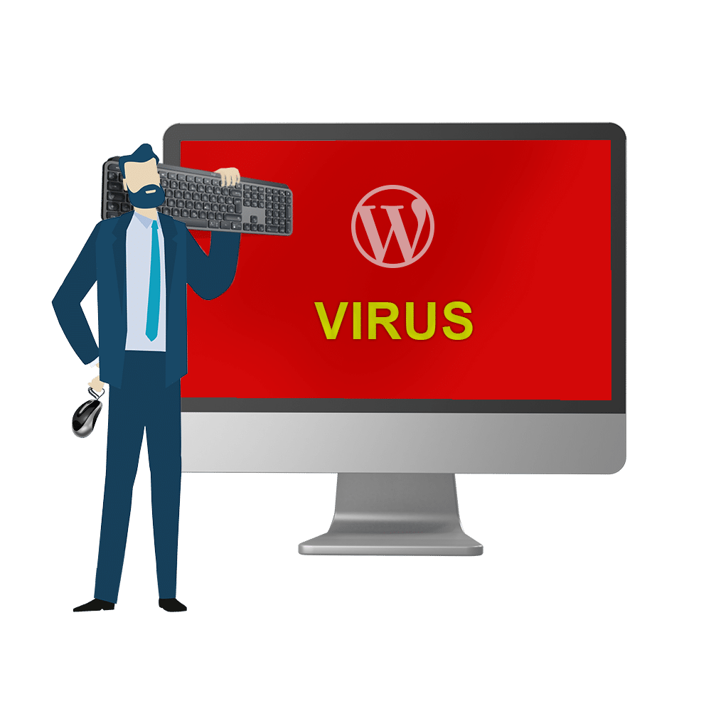 wordpress dienst waarbij wij hacks en virussen oplossen