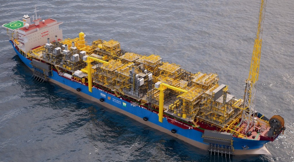 Caption: When FPSO Cidade de Ilhabela begins production in Q4 2014, she will be SBM Offshore's largest FPSO, surpassing FPSO Cidade de Paraty. (Image courtesy of SBM Offshore)