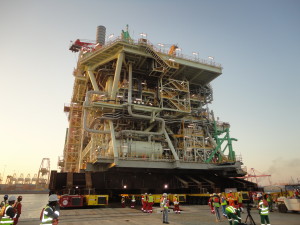 In April Lamprell completed the Golden Eagle PUQ deck for Nexen and the ALE load-out broke a Guinness World Record.