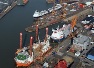 Werften, Lloyd Werft, Errichterschiffe - Offshore