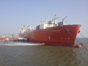 Excelerate FSRU vessel “Exquisite” Courtesy Excelerate Energy