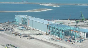 New Sif terminal under construction at Maasvlakte 2