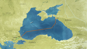 Turkstream offshore pipeline route