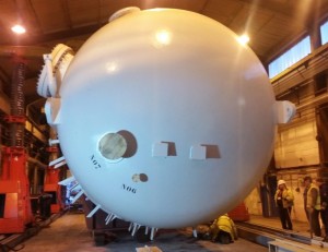 The vessel, which RSS calculated at an average of 116.1t after three lifts.