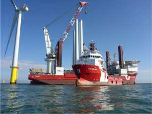 PSV Prelude Supplying MPI Offshore's Discovery