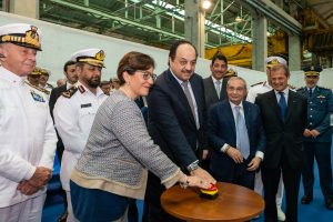 Fincantieri starts construction of first corvette for Qatar