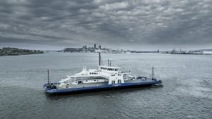 The ferry MV Armand-Imbeau II built for the Canadian operator Société des traversiers du Québec (STQ), will operate on LNG fuel. Copyright: Davie Shipyards